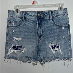 Old Navy Distressed Denim Shorts - Blue